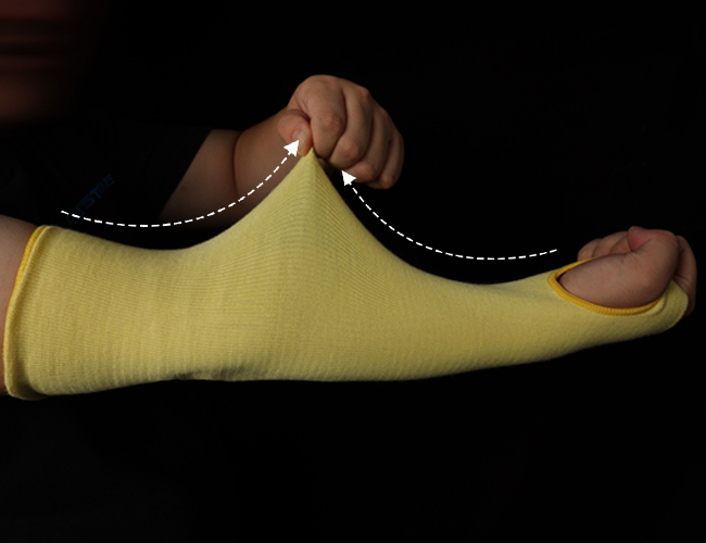 科旭芳綸防火防割護臂SK-46：把“安全鎧甲”戴在手上，工業防護再無死角！